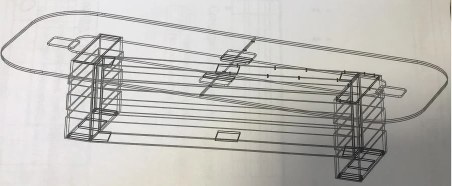 Conference Table - Laminated Chipboard - 2000mm Width