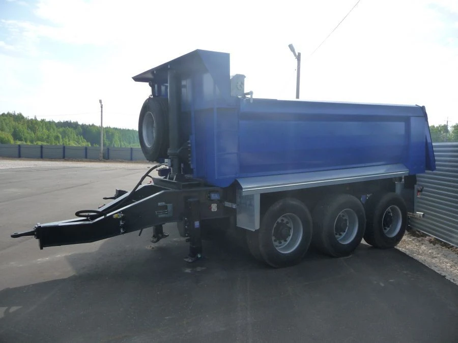 Tonar 8579 Dump Trailer for Construction Materials with Tonar Axles