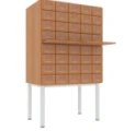 Catalog Cabinet with 40 Drawers (5x8) - Modular Design on Supports