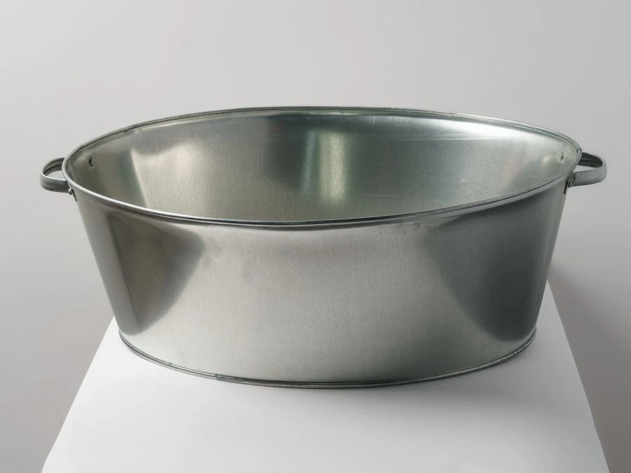 Oval Galvanized Steel Bath 45L