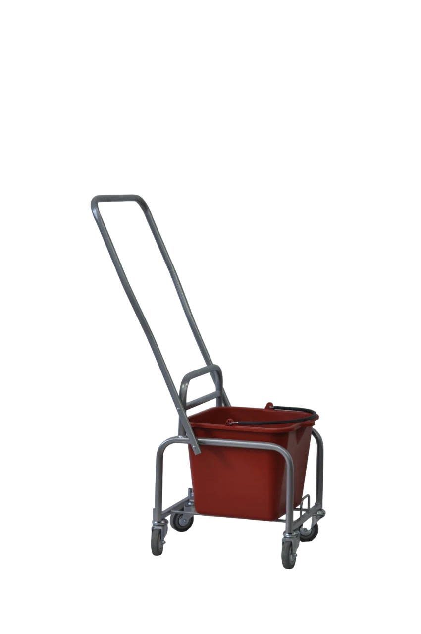 Single-Bucket Cleaning Trolley for Efficient Facility Maintenance