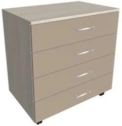 خزانة طبية متنقلة بأربعة أدراج KSTTmP 2-04