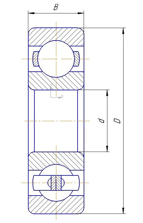 محمل دوار 6-1000905 ГОСТ 520-2011
