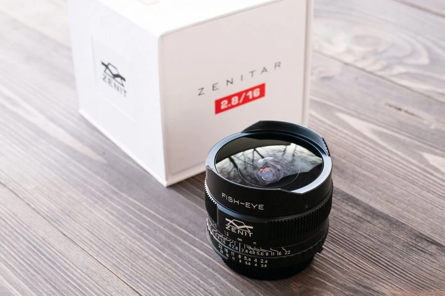 Fisheye Lens "MC Zenitar 2.8/16" for Nikon Mount