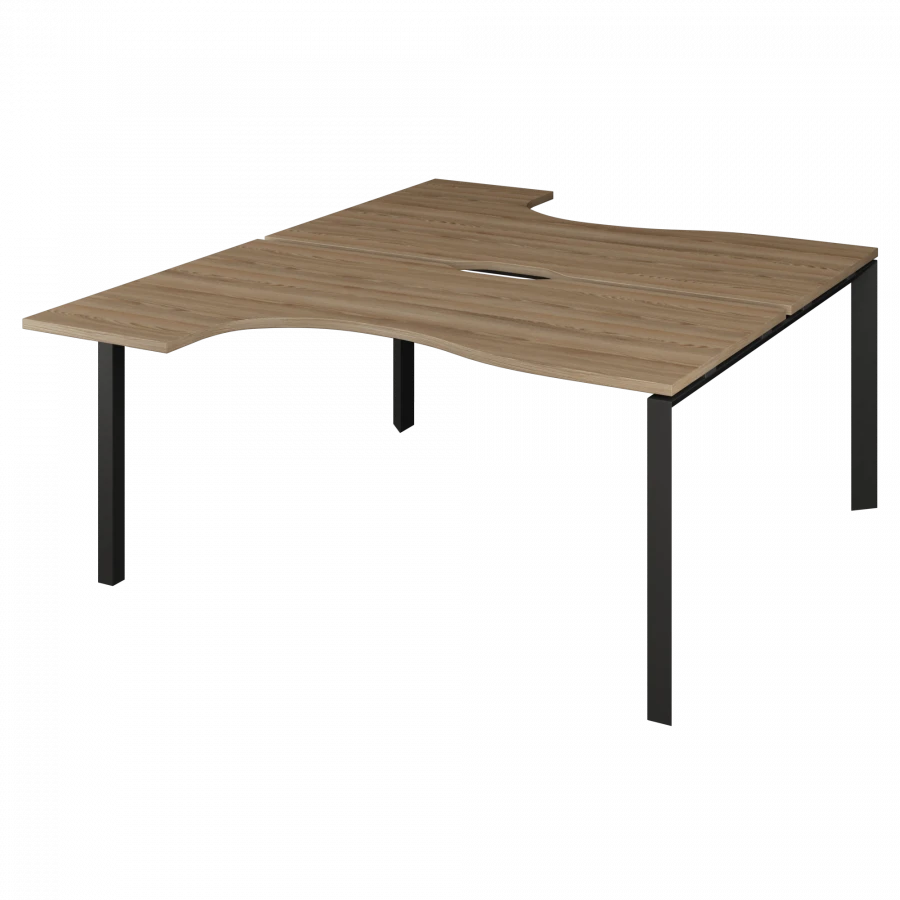 Ergonomic Double Bench for 2 Workstations NTMP.B.P2-060