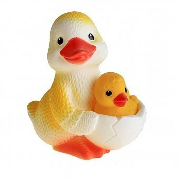 Bath Duck Mother with Duckling - Fun Bath Time Toy