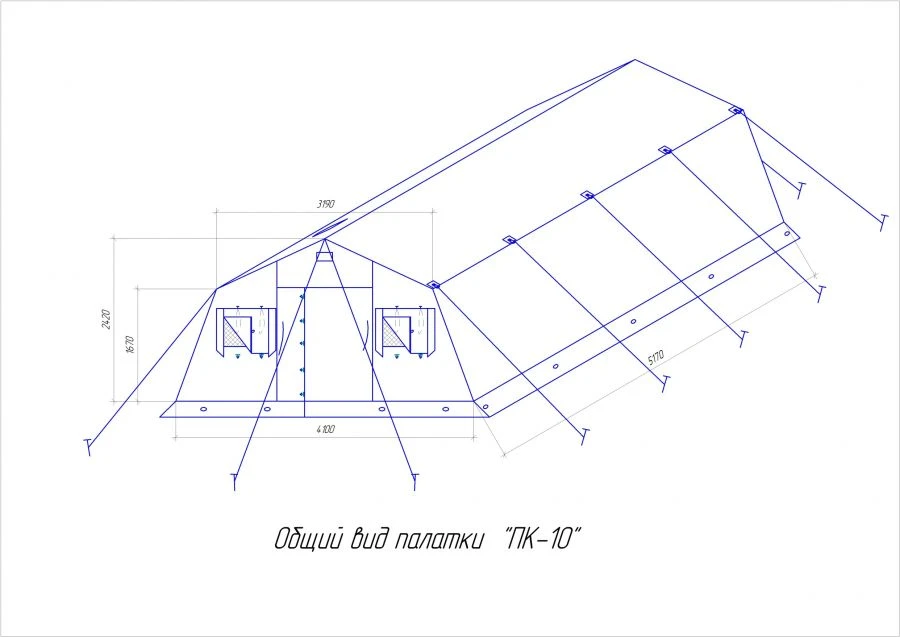 All-Season Frame Tent PK-10