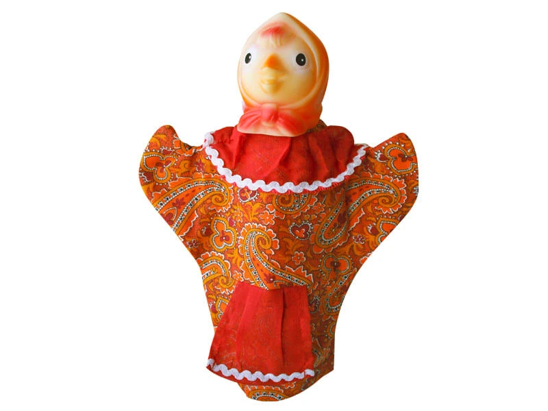 Hand Puppet "Kurochka Ryaba" for Expressive Play