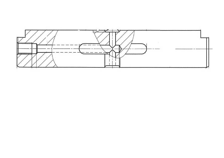 Roller Shaft for Pebble Cleaning Machines 35.VEST.10.101-01
