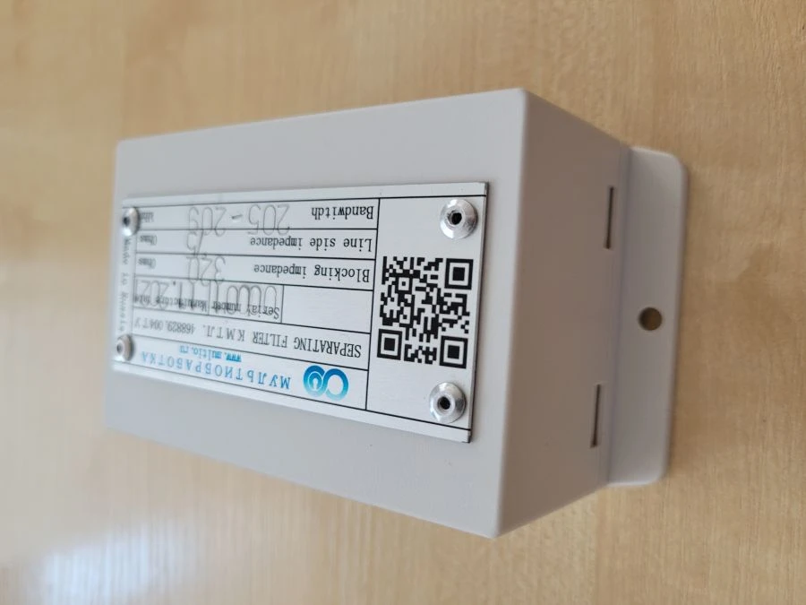 فلتر فصل RF لحماية التتابع عالية التردد