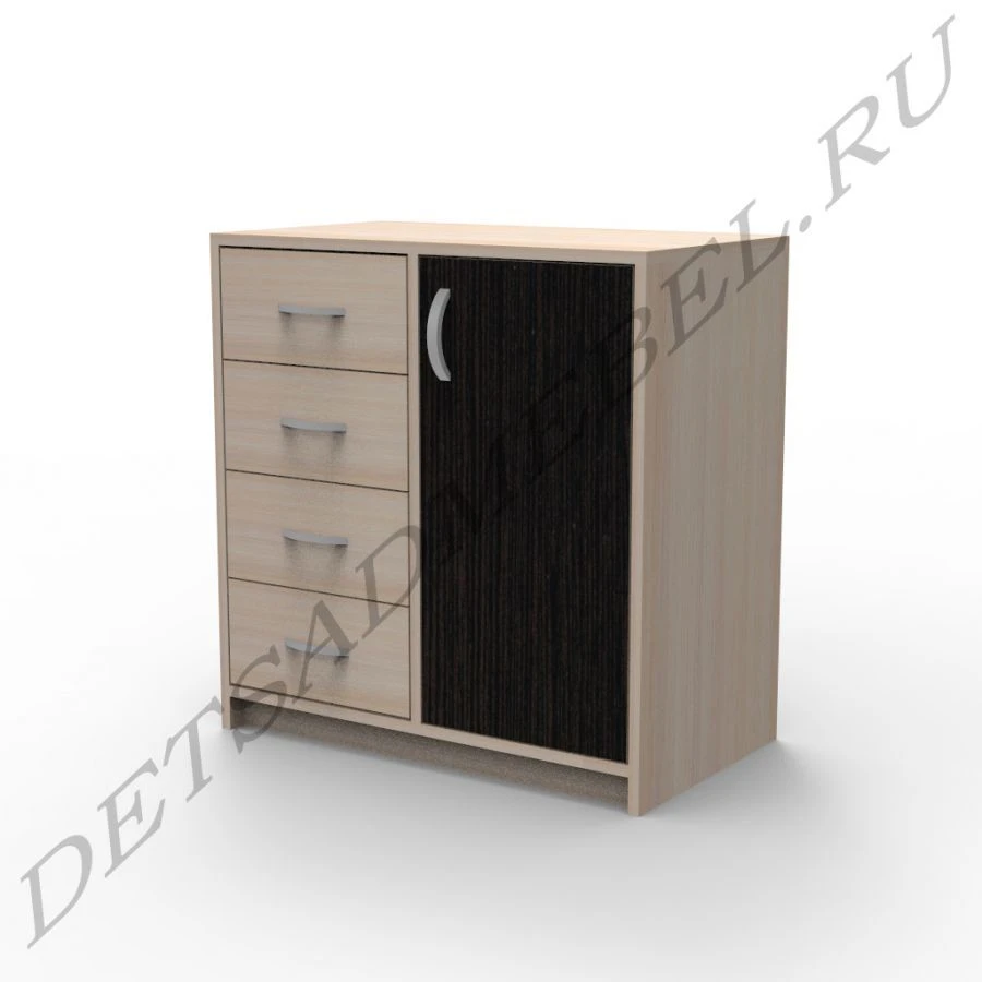 Office Storage Cabinet with 4 Drawers and Shelf