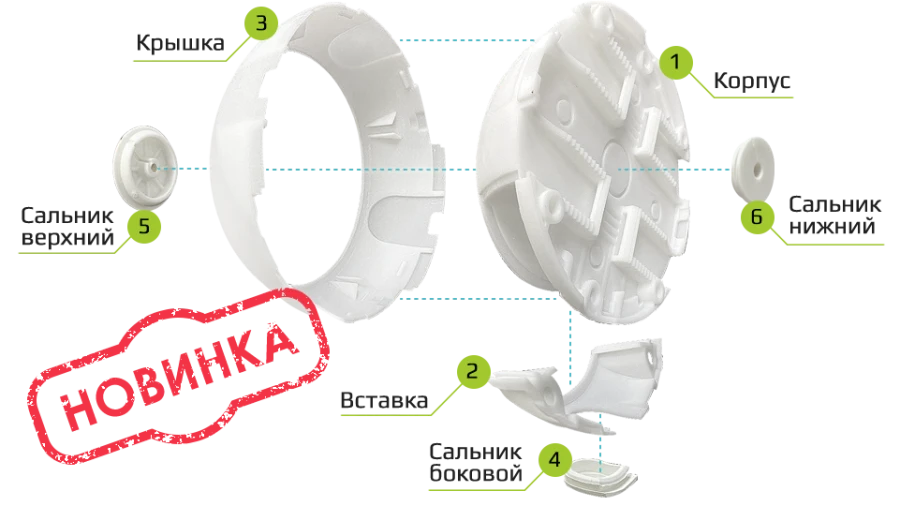 Universal Mounting Box KadrOn for Surveillance Cameras "JB3-115