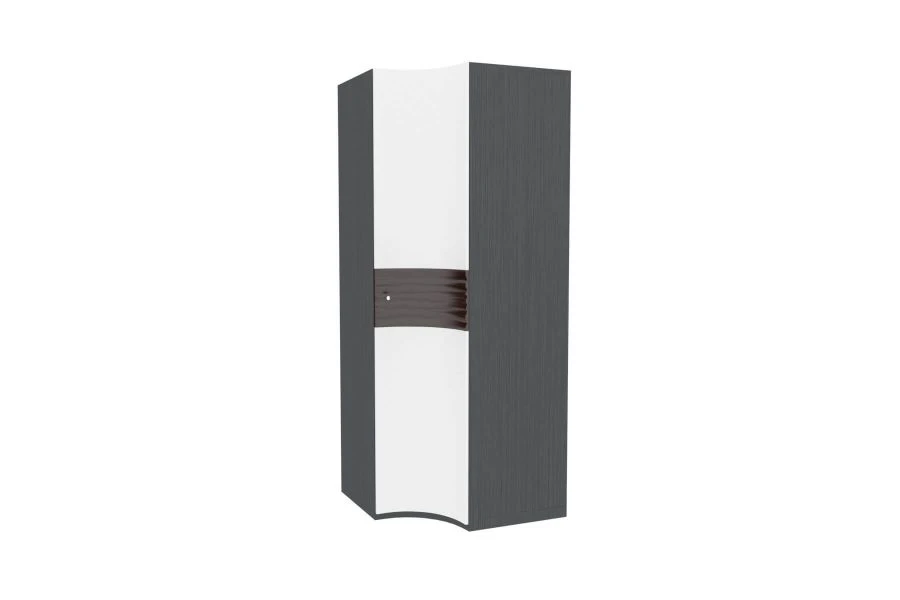 Sonata LD 628.050.000 Corner Cabinet (Gray/Chocolate/Wenge Cavo)