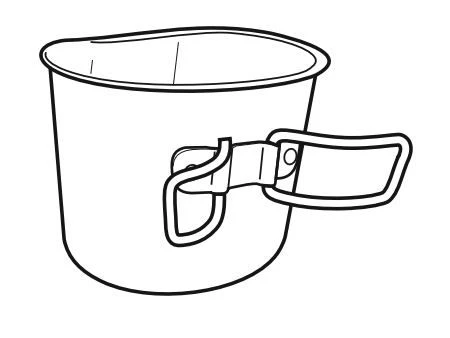 Field Aluminum Mug - 350ml Capacity