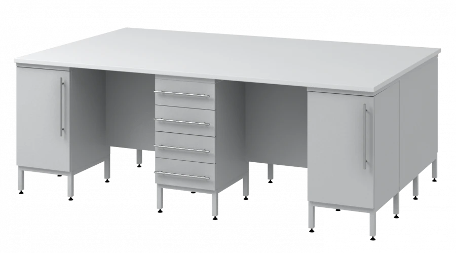 طاولة جزيرة عالية مع أعمدة دعم 2400 سوتل