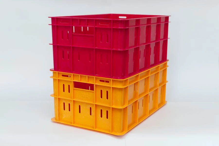 عبوة بوليمر كبيرة قابلة لإعادة الاستخدام للمنتجات الغذائية