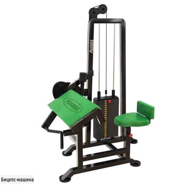 Bicep Machine Block Trainer - Heavy Duty Steel Frame