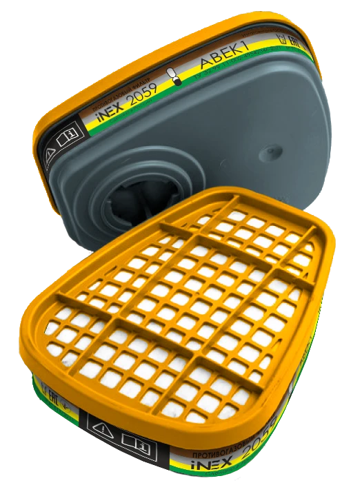 iNEX Gas Mask Filter Model 2059 (Class ABEK1)