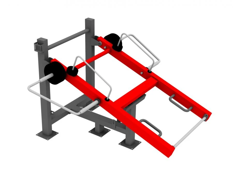 Outdoor Power Multi-Gym for Upper and Lower Body Strength Training