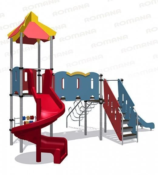 Children's Play Complex for Thematic Games and Physical Development - Romana 101.17.09