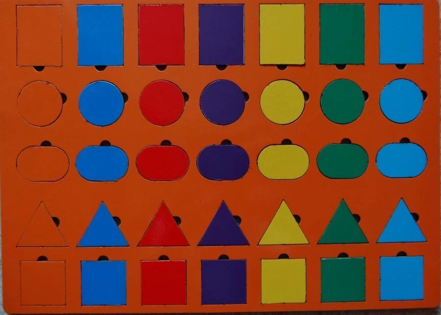 Rainbow Shapes Educational Game - 35 Geometric Shapes