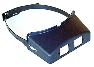 مكبر ثنائي العينين مع ضوء LED BL-2-1 أسود