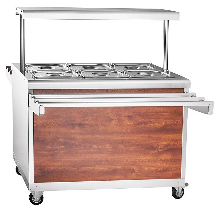 دافئ كهربائي متحرك للمطبخ EMK-70PM لتخزين الطعام الساخن