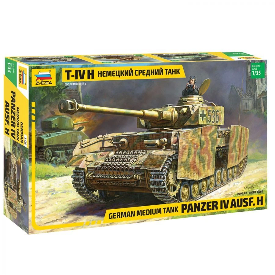 German Medium Tank T-IV (H) Model Kit