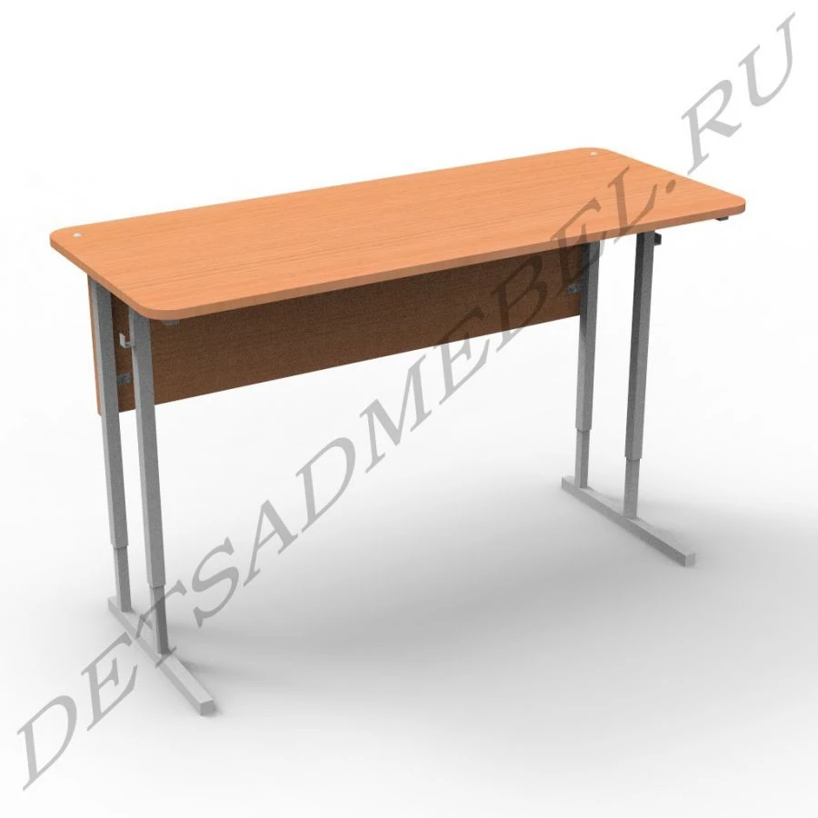Student Desk with Metal Frame and MDF Top