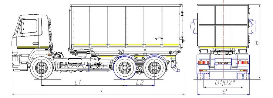 Multi-Lift Self-Loading Machine Model MK-3562-11