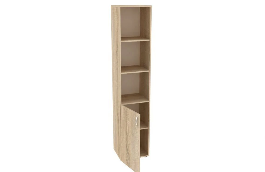 Narrow Semi-Open Shelving Unit 400x370x2000mm Model 405.103