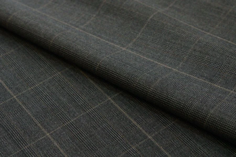 Wool-Blend Suiting Fabric, Article 19s77sAR-DY, Color 105-50