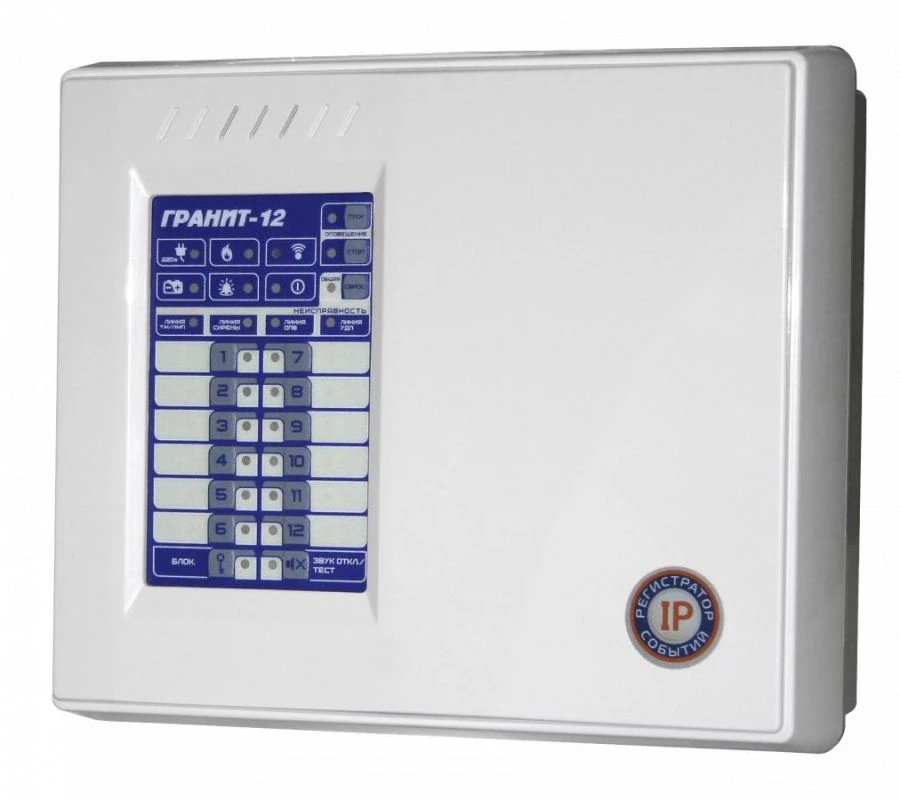 Granite 12 Security and Fire Alarm Control Panel with Event IP Recorder