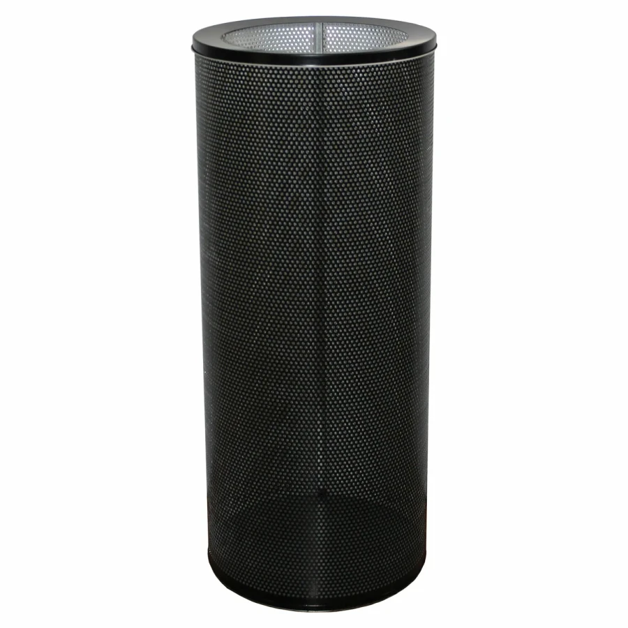 سلة مهملات مثقبة مع منفضة سجائر 250ن