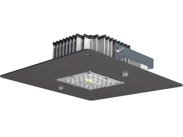 LED Lighting Fixture for Gas Stations VISP-80-1B-AZS