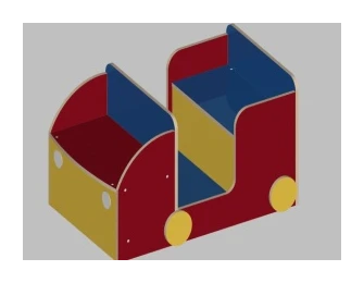 Car-Themed Play Module - Art. S.05.36