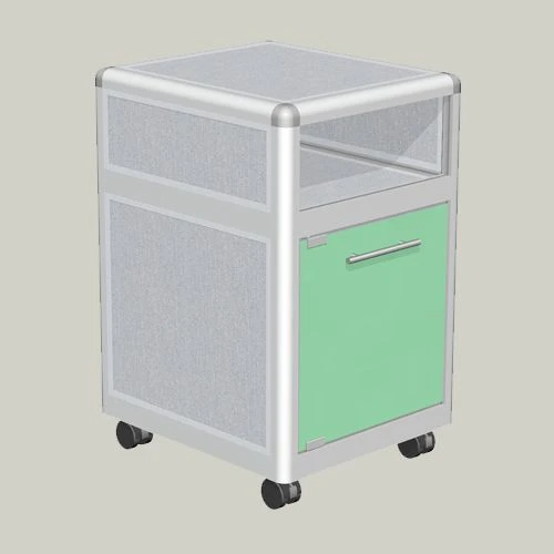 Single-Door Mobile Cabinet with Niche Model LTP-3