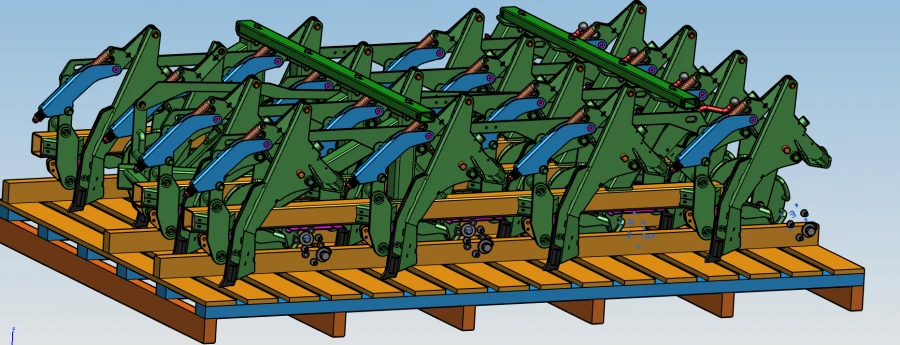 Seed Drill Section Kit for DMC 6000 -250 O. B.-R. 111615