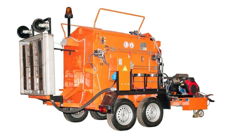 Local Thermoregeneration Asphalt Repair Installation Bastion UYAR