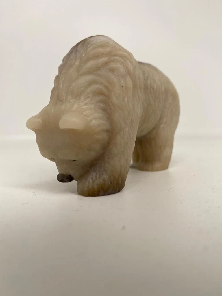 Artistic Stone Carving "Bear" (Jade)