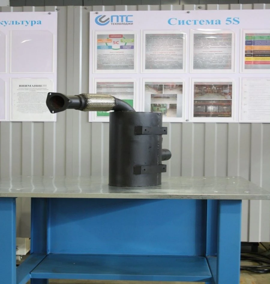 نظام العادم لآلة الحفر والتحميل PTS 995-1201010-23