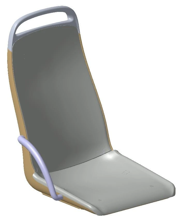 Passenger Seat with Armrest, Right Side Limiter L01R35.6820032