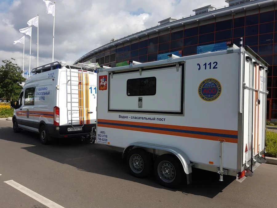 Mobile Rescue Post Trailer Istok 3792M4