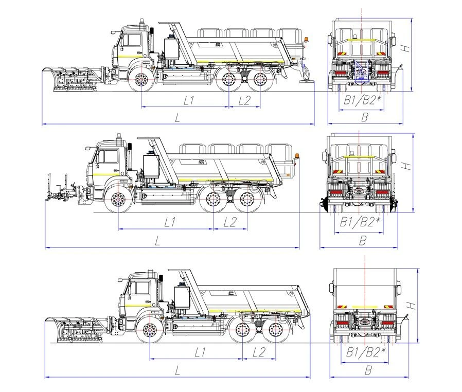 آلة صيانة الطرق العالمية طراز MK-4534-G8