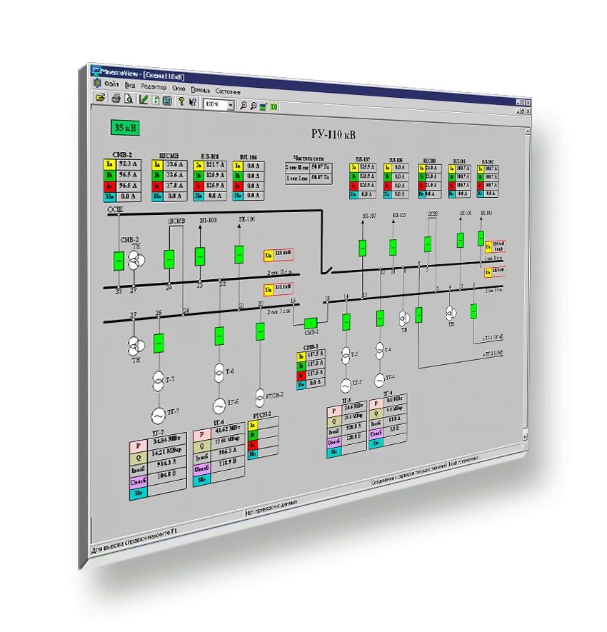 SCADA-NEVA Software for Real-time Monitoring Systems