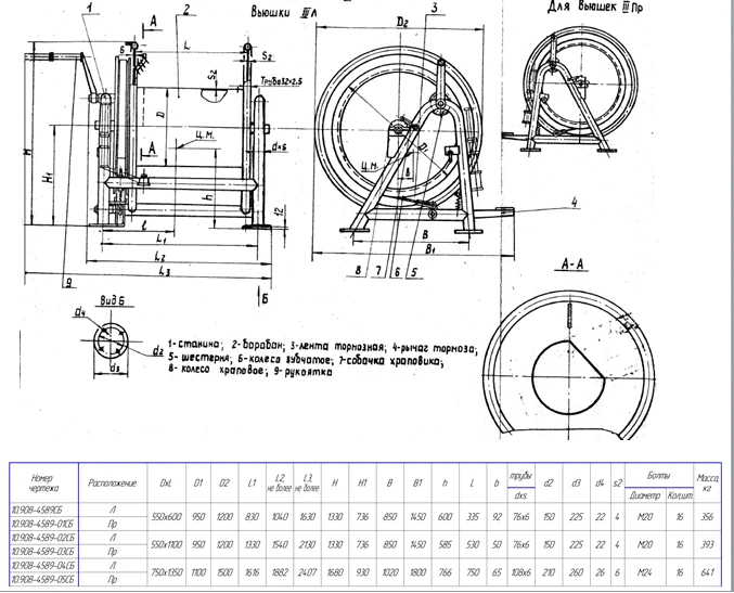Mooring Hook Type 3 (Drive) according to OST 5.2109-74