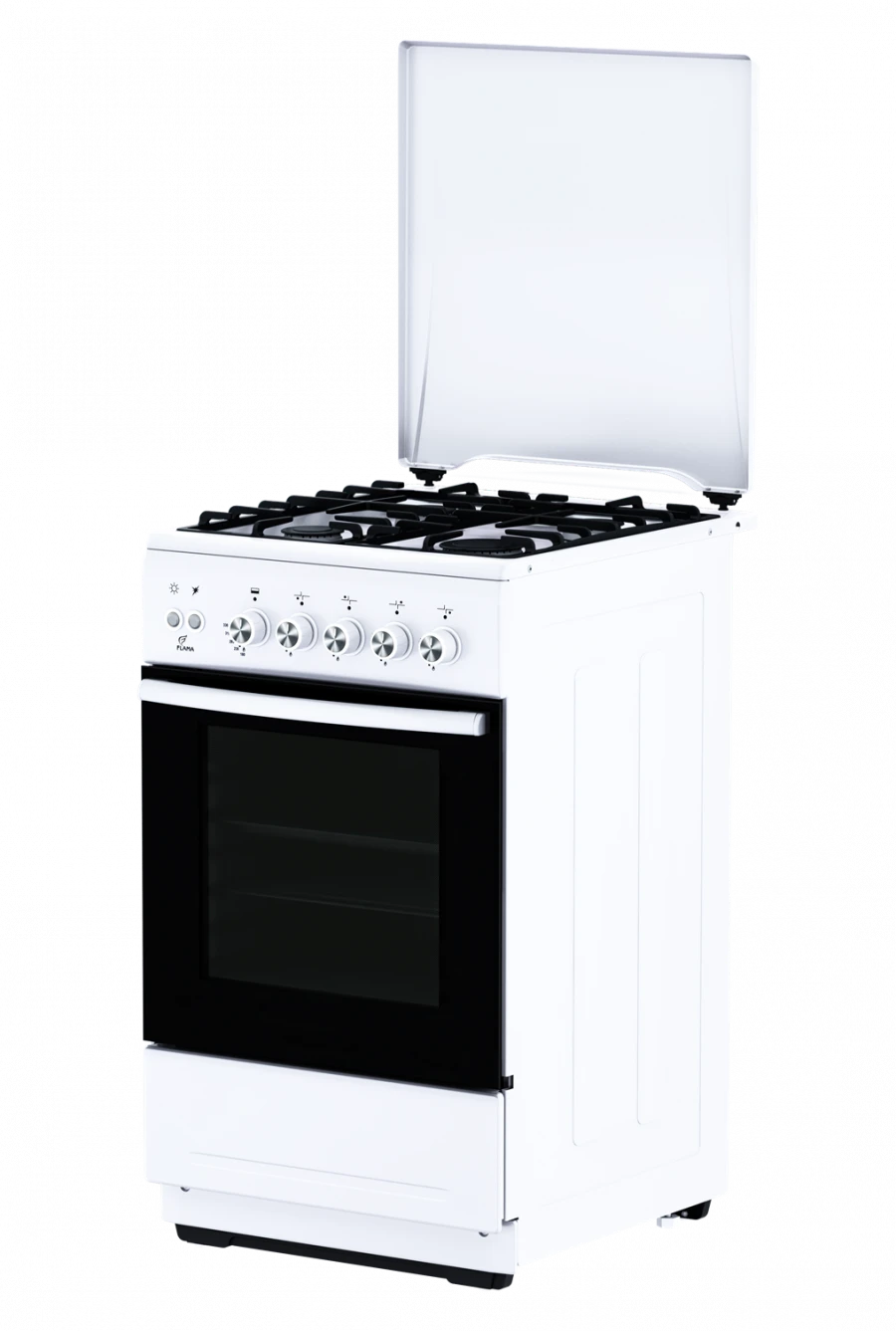4-Burner Gas Stove with Oven Control - FLAMA FG 24211