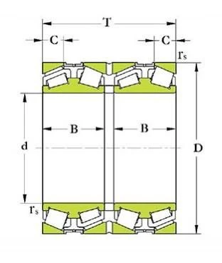 محمل أسطواني مخروطي رباعي الصفوف 77796XLM