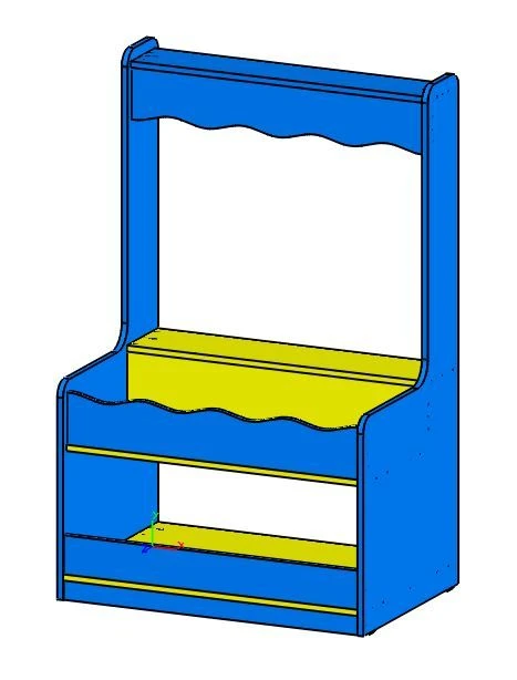رف التخزين للأطفال "ماغازين"، الفن. سيم ماغ-01