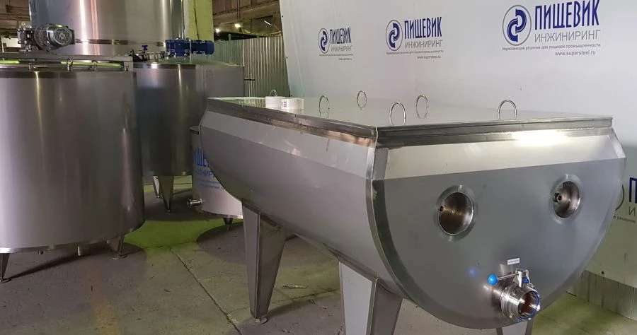 حوض الجبنة VTN لتسخين وتبريد منتجات الألبان